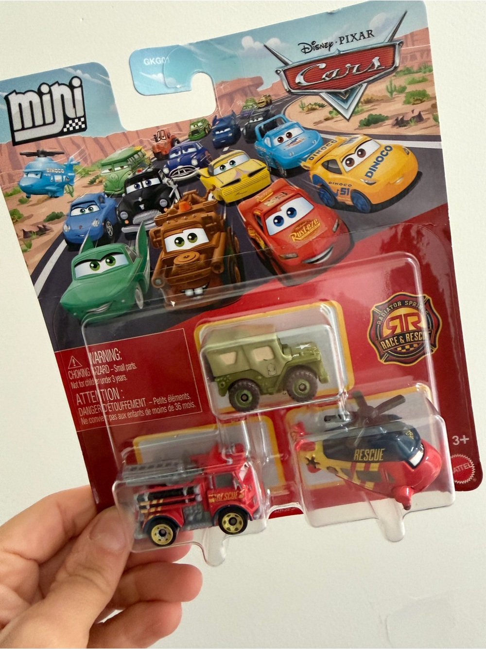 Disney Pixar Cars Mini Racers 3-Pack